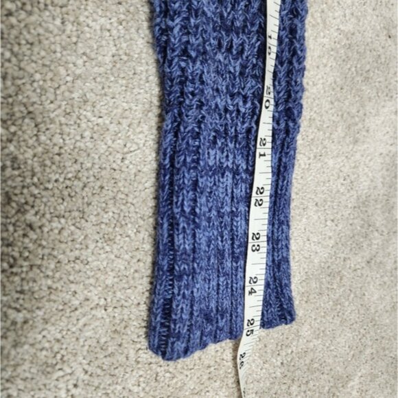 Elena Gilbert ASO Vampire Diaries Blue Chunky Knit Cardigan Sweater Size XL - Picture 8 of 12